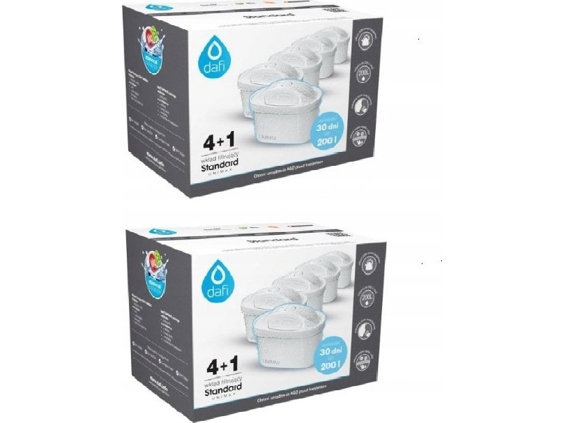 Dafi filterindsats UNIMAX 10 stk. original filterpatron til BRITA