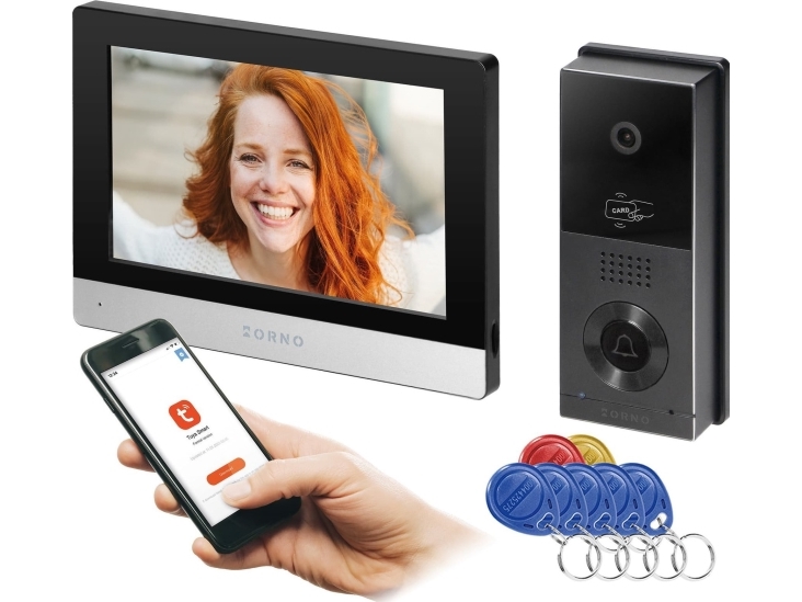 Orno ringeklokke/videodørtelefon 2-tråds OR-VID-MA-1079/B