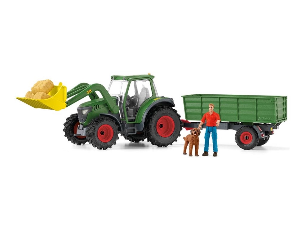 Schleich Farm World - Traktor Med Trailer