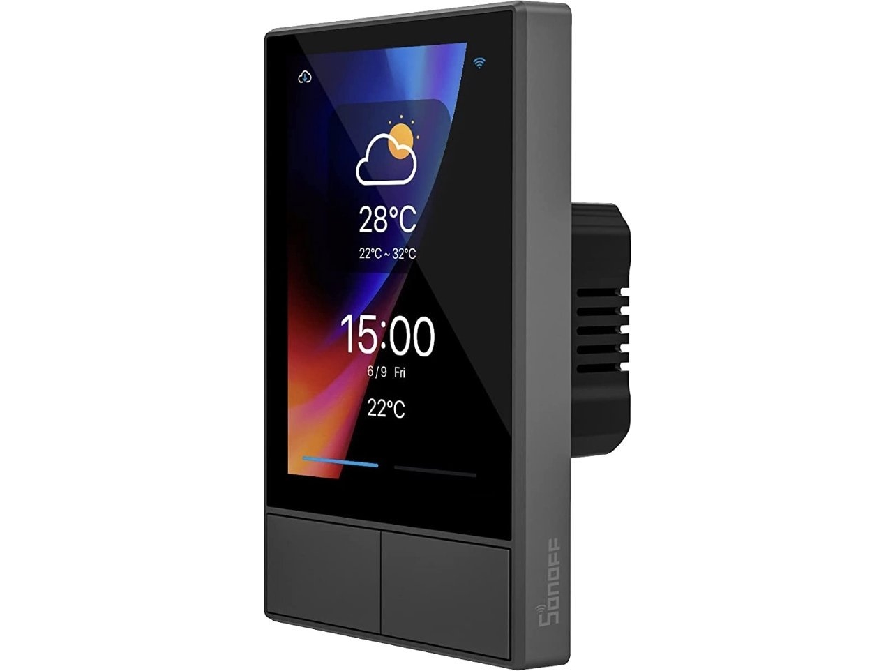 Smart WiFi control panel SONOFF NSPanel (black, 120mm) | Huset - Husautomatisering | GameStuff