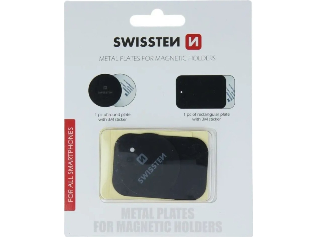 Swissten-Metalplader Til Magnetisk Holder