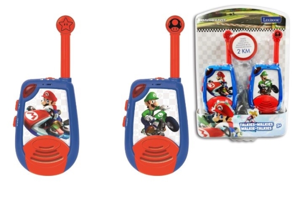 Lexibook Mario Kart Tw25ni 85692 Walkie-Talkies 2 Km, Digitales Morselicht