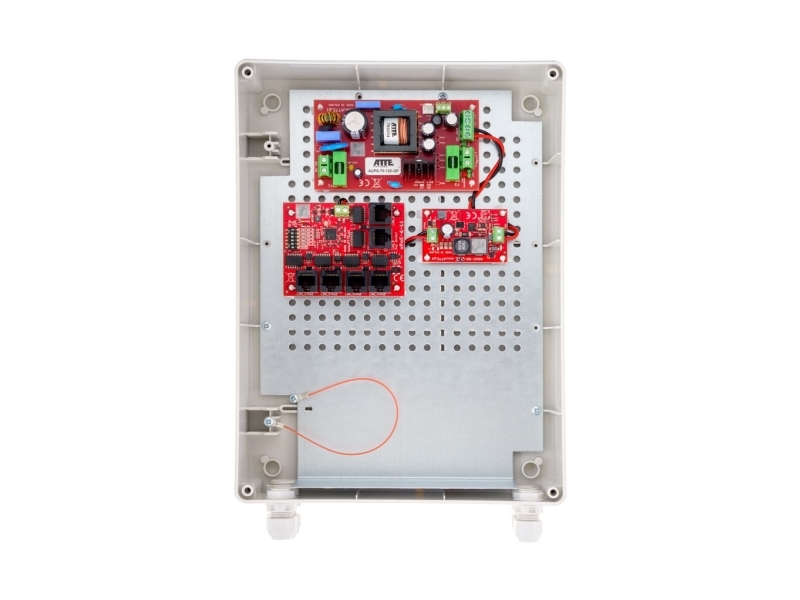 Pufferset Für 5 Ip-Kameras Poe-Switch 5P+1Up Ipups-5-11-Xl2