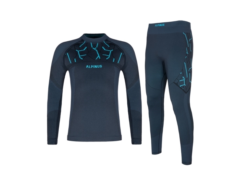 Alpinus Tactical Gausdal Set Graphite-Blue Thermal Underwear Si8922 - Si8924 120-136