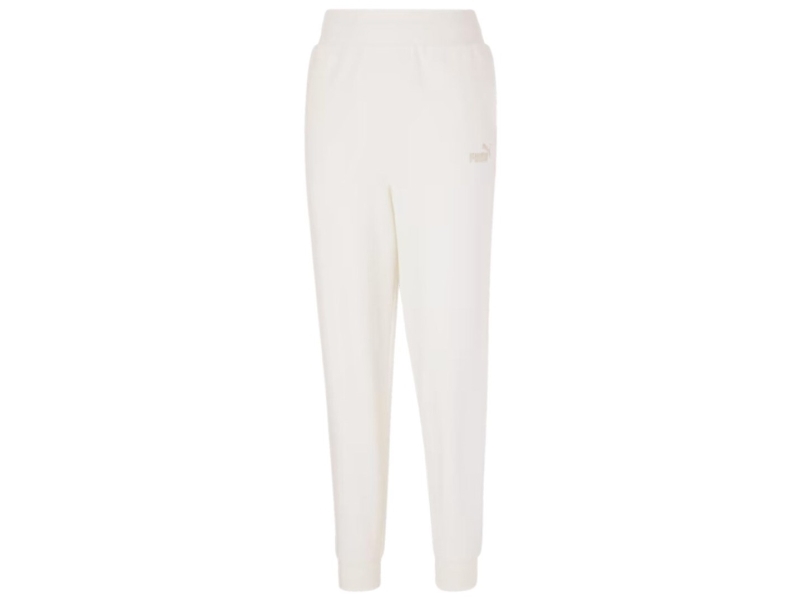 Puma Damen Puma Ess Stickerei High-Waist Pants Fl Creme 670007 99 L