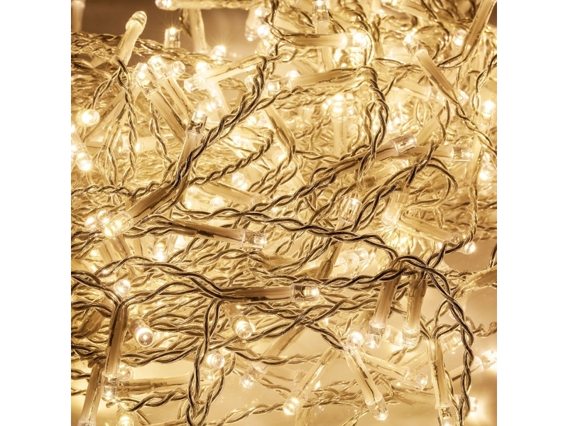 Rebel Festoon of lights Icicles, varm hvid, 5m