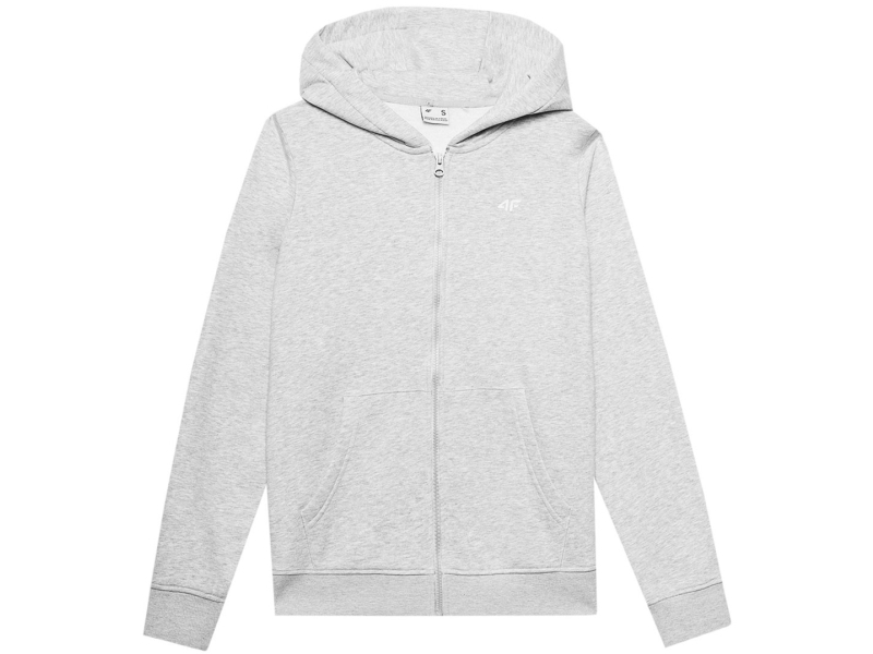 Women's Sweatshirt 4F F0956 Cool Light Gray Melange 4Fwss24tswsf0956 27M M