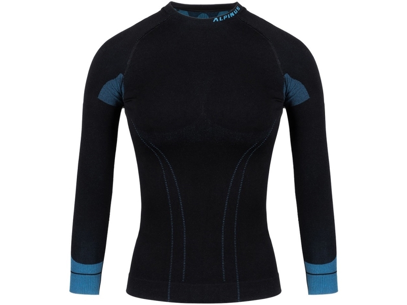 Alpinus Tactical Base Layer Women's Thermoactive Sweatshirt Black-Blue Gt43210 M