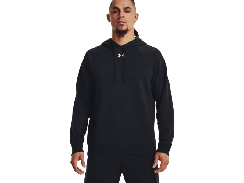 Under Armour Bluza Męska Under Armour Rival Fleece Hoodie Czarna 1379757 001 L