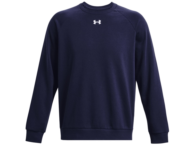 Under Armour Men's Rival Fleece Crew Sweatshirt Navy Blue 1379755 410