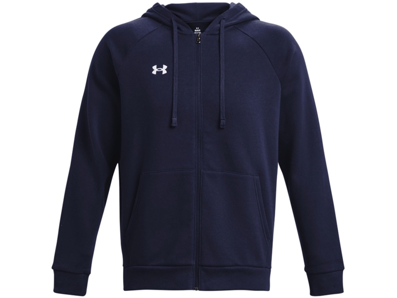 Under Armour Men's Rival Fleece Fz Hoodie Navy Blue 1379767 410