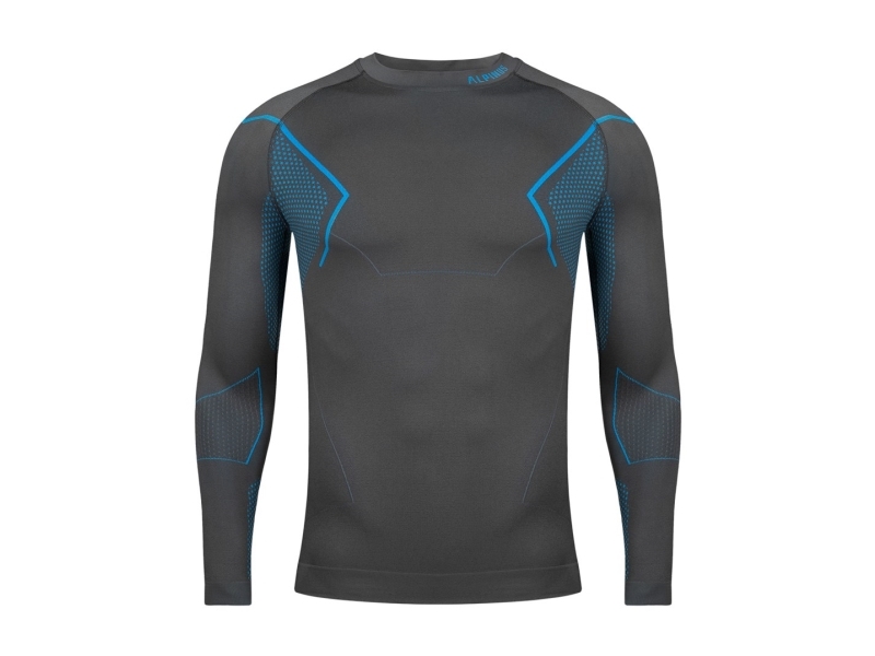 Alpinus Herren Alpinus Active Base Layer Thermo-Sweatshirt Grau Gt43860 2Xl