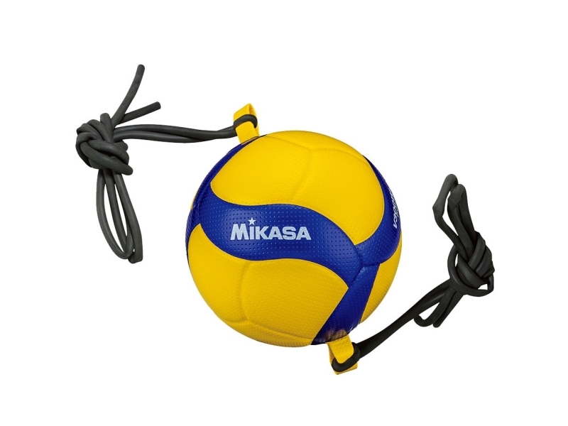 Mikasa volleybold V300W-AT-TR med gummier gul-blå str. 5