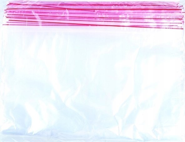 Office Products Office Products Zipper Bag, Ldpe, 350X450mm, 100Pcs, Transparent