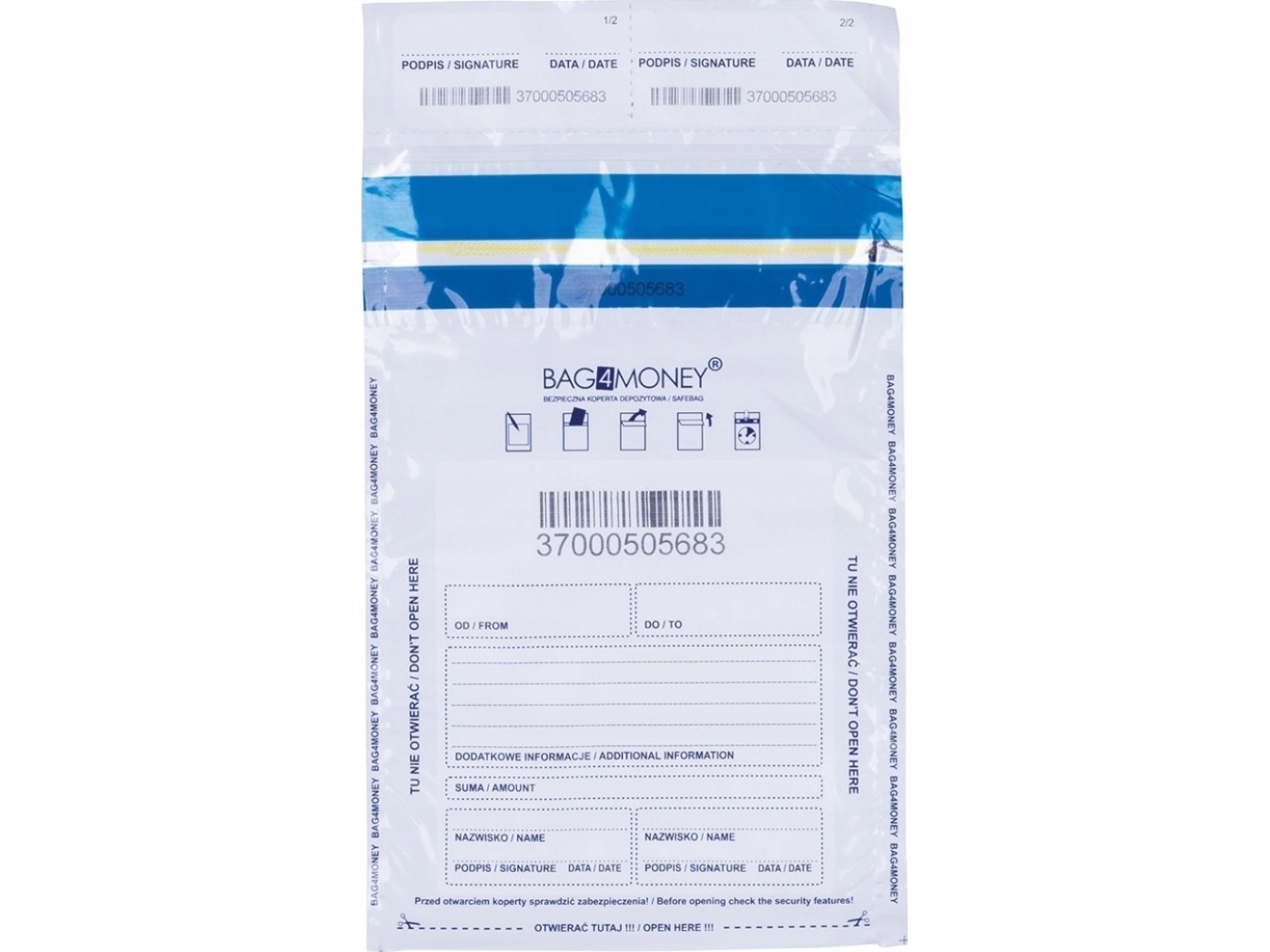 Office Products sikkerhedskonvolut OFFICE PRODUCTS, M5, 150x220 mm, 50 stk., hvid
