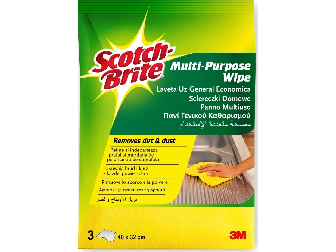 3M Haushaltsschwämme Prima, 3 Stk., Gelb