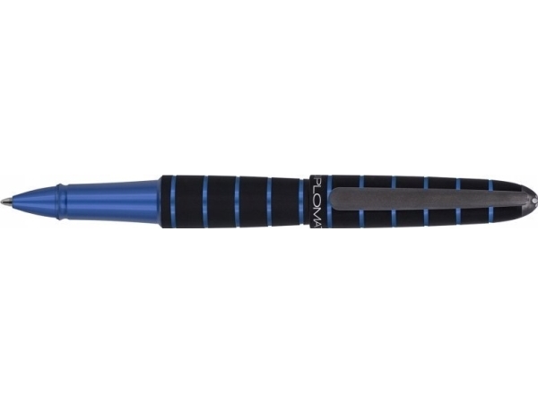 Diplomat Kugelschreiber Diplomat Elox Ring, Schwarz/Blau