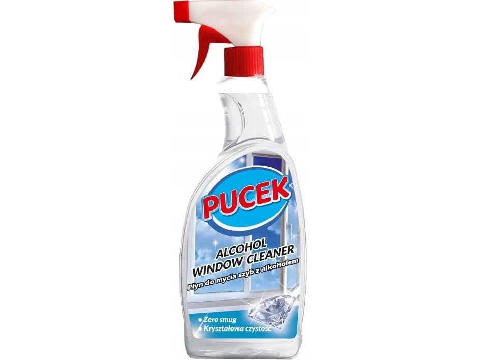 Kemi Glasrensevæske PUCEK, med alkohol, 750 ml