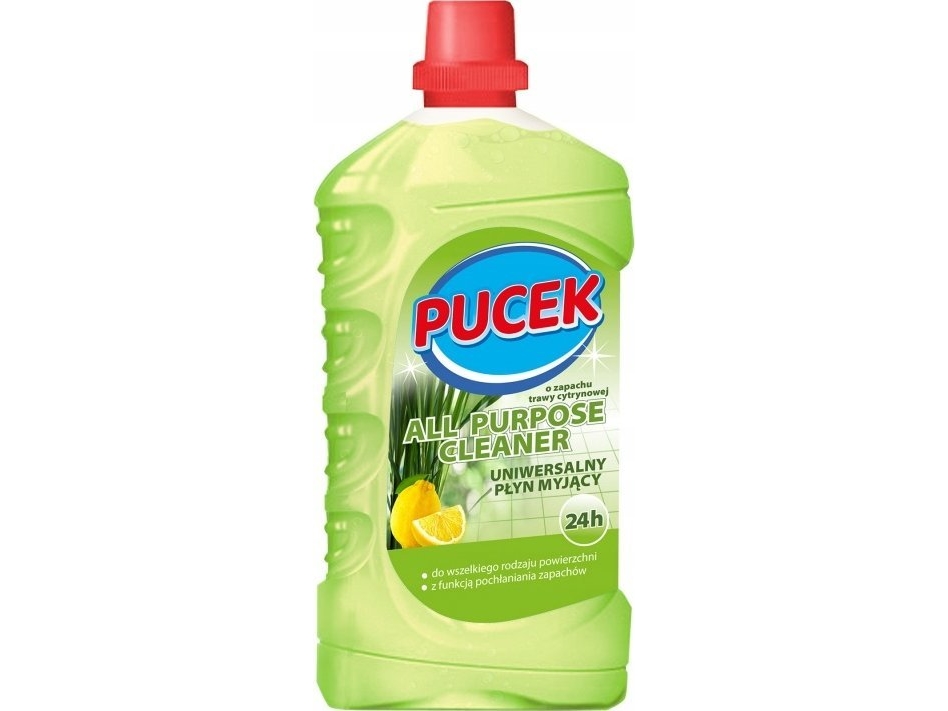 Universal Rengøringsmiddel Pucek Med Duft Af Citrongræs 1000 Ml