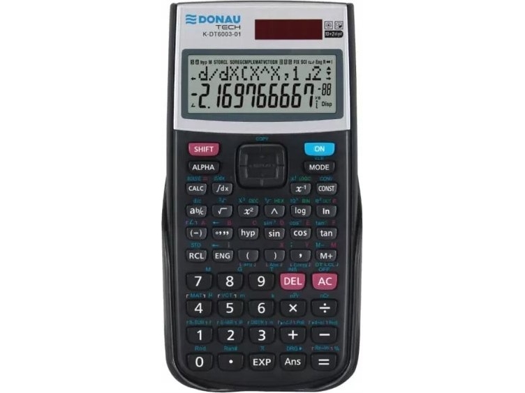 Donau videnskabelig lommeregner DONAU TECH, 401 funktioner, 164x84x19 mm, sort