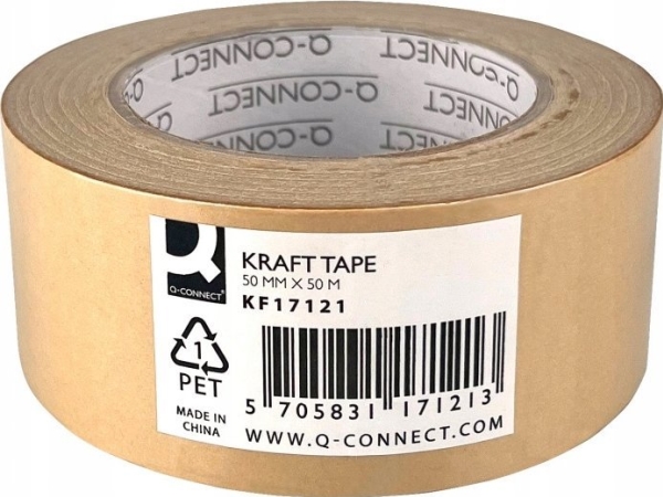 Q-Connect papperstejp Q-CONNECT KRAFT, 50 mm, 50 m, 130 mic | Papper & Emballage - Förpackningstejp - Förpackningstejp | GameStuff