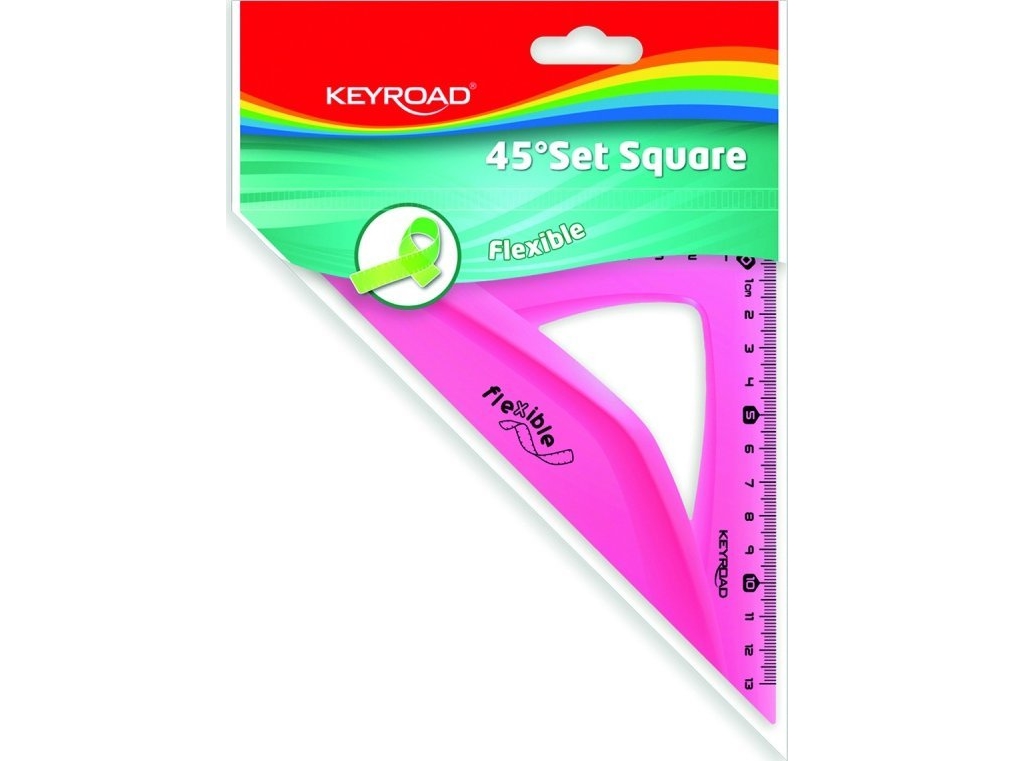 Keyroad KEYROAD excentrisk, 13 cm, 45 grader, fleksibel, hængemærke, blandede farver