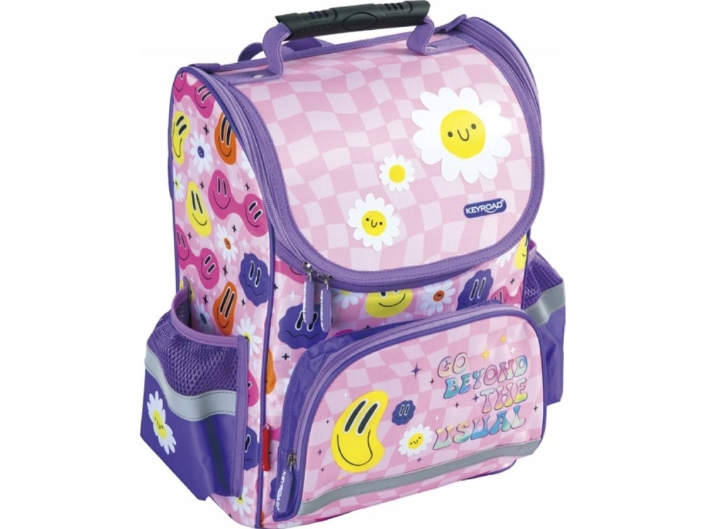 Keyroad Keyroad Premium Skolesekk, 38X28x18 Cm, Smile