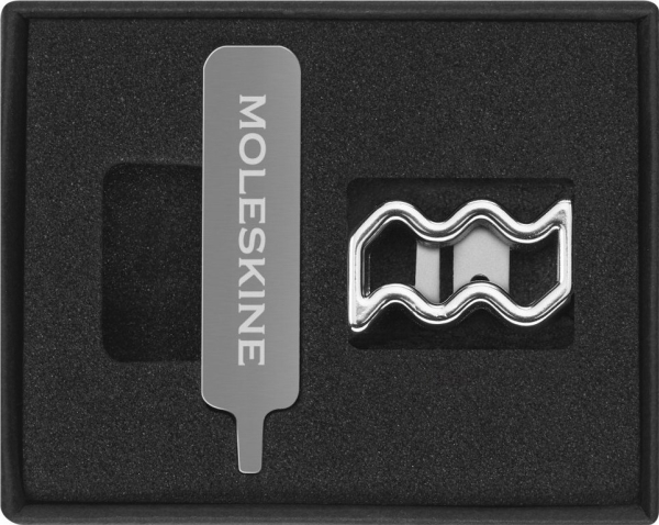 Moleskine Przypinka Moleskine, Wodnik, Srebrna