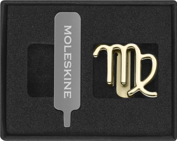 Moleskine Navlespænde Moleskine, Hvid, Guld