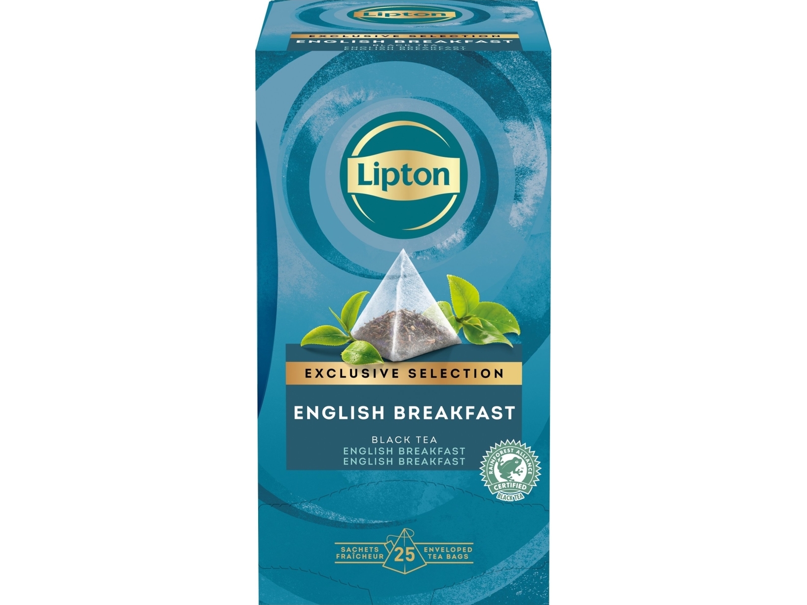 Lipton Tee LIPTON, pyramidki, eksklusiivinen valikoima, englantilainen aamiainen, 25 pussia