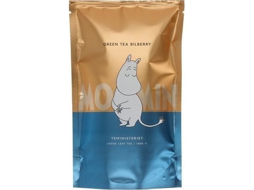 Teministeriet tebladning Moomin Green Tea & blåbär 100 g (påfyllningsförpackning) | Catering - Drycker - The | GameStuff