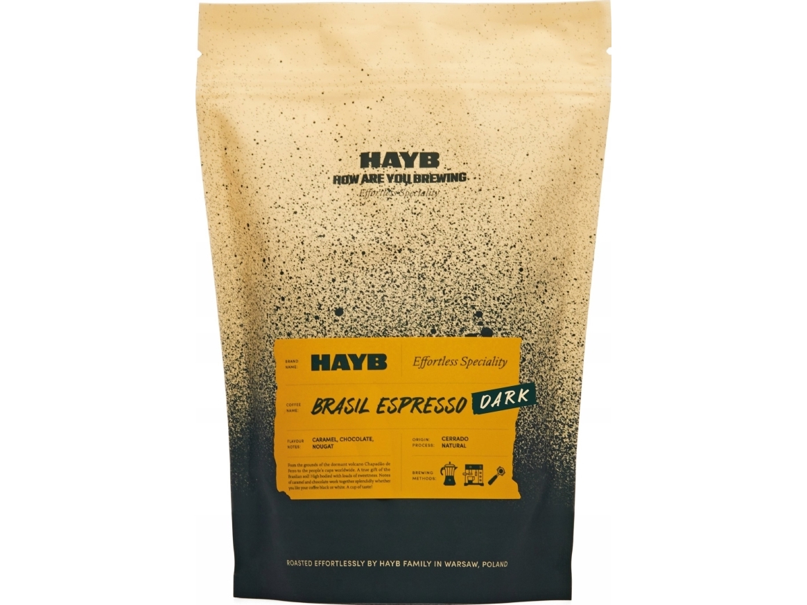 Kawa Ziarnista Hayb Brasil Espresso Dark 1 Kg