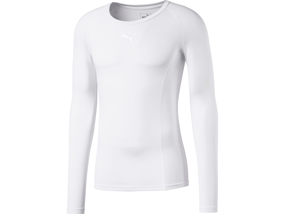 PUMA LIGA Baselayer langærmet træningstrøje hvid XL