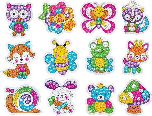 Yokomisiada Kreativt diamantbroderi ANIMAL klistermærker ZA4663