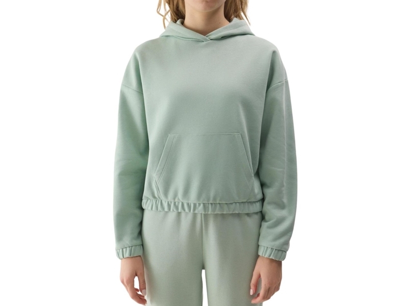 Women's Sweatshirt 4F F1057 Light Green 4Fwss24tswsf1057 42S M