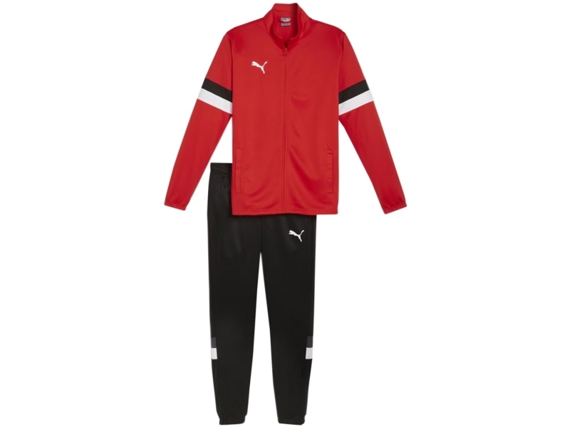 Puma Team Rise Herren Trainingsanzug Rot-Schwarz 658653 01
