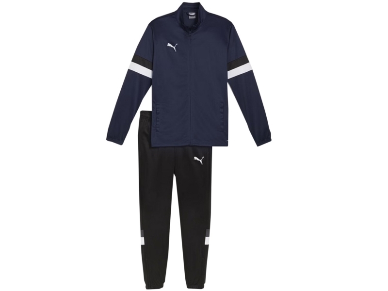 Puma Team Rise Herren Trainingsanzug Navy-Schwarz 658653 06