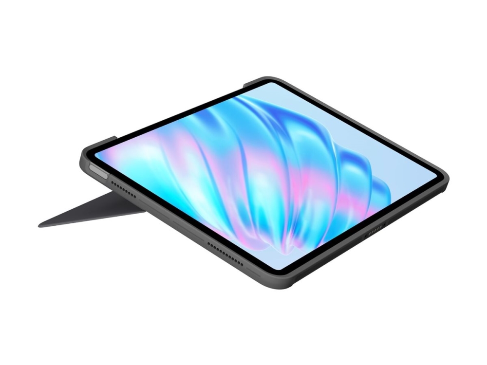 Logitech Combo Touch - Tangentbord och foliefodral - med pekdyna - bakgrundsbelyst - Apple Smart connector - QWERTY - nordiskt (danska/finska/norska/svenska) - oxford-grå - för Apple 11-inch iPad Air (M2, M3) | Datorer & Surfplattor - Tillbehör till surfplattor - Tillbehör Surfplatta | GameStuff