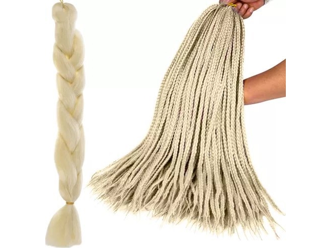 Soulima Wlosy syntetiske fletninger blond 23556