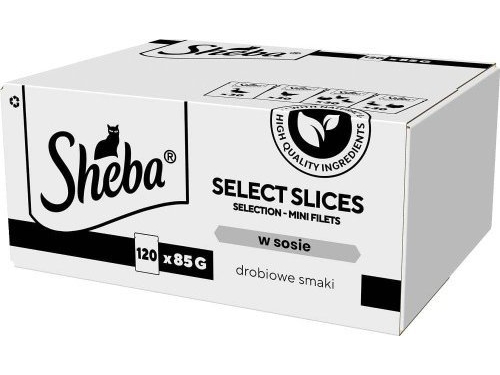 Sheba Select Slices Drób 120X85g