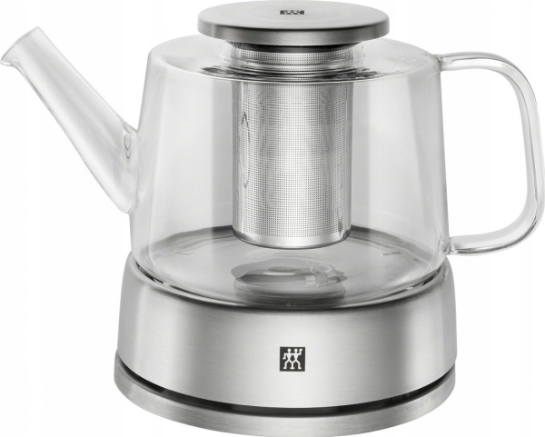 ZWILLING SORRENTO, Enkelt tekande, 800 ml, Rustfrit stål, Transparent, Glas, Silikone, Rustfrit stål, Infuser filter, Rustfrit stål
