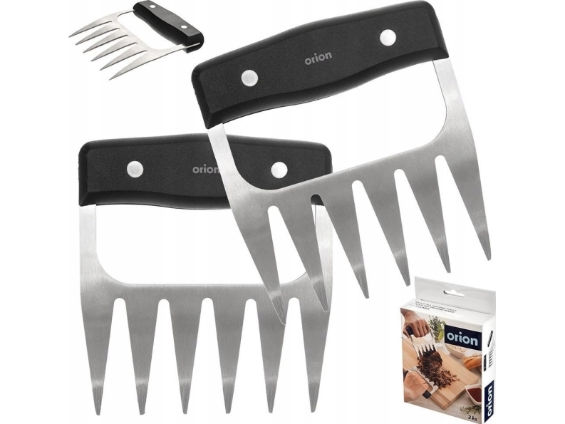 Orion tillbehör för rivning/strimling av kött i stål, 2 st. | Köksapparater - Storköksutrustning - Slaktarartiklar - Slaktarartiklar | GameStuff