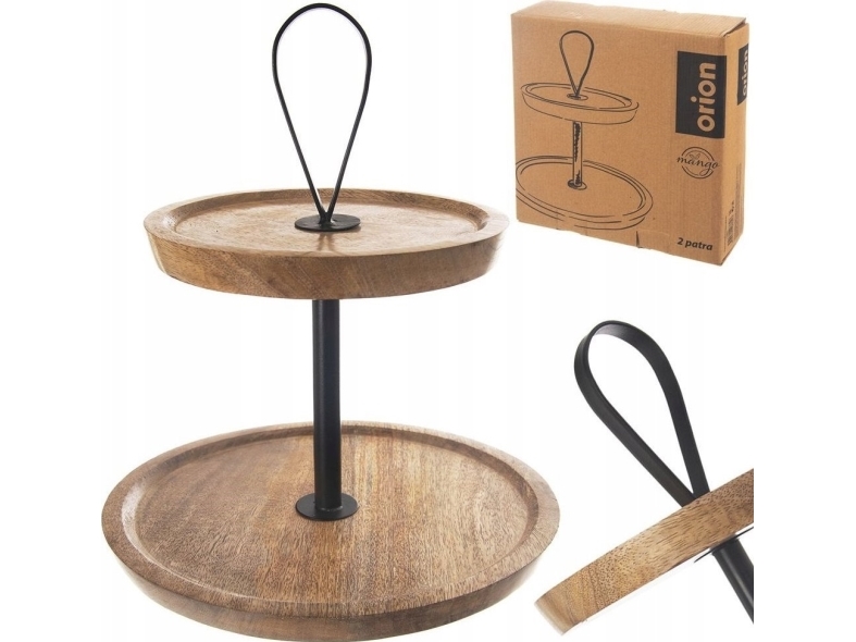Orion fat i trä, 2-vånings MANGO 30 cm | Bostäder - Utomhus- och trädgårdsliv - Trädgårdsbord | GameStuff