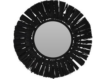 Home Styling Collection väggspegel svart rund 32 cm | Baby & barn - Inredning - Speglar för hemmet | GameStuff