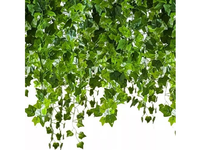 Gardlov kunstig eføy krans 25,5 m Hjem dekorasjon kunstige blomster