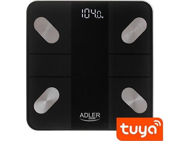 Elektronische Personenwaage Adler Ad 8186 Weiß (Ad 8186W)