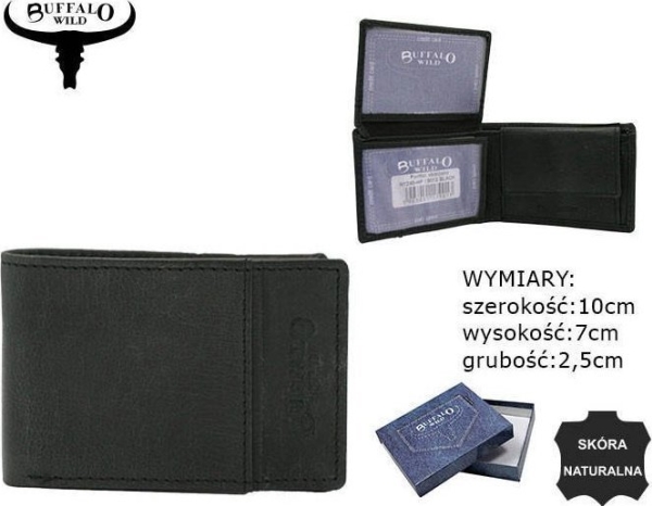 Buffalo Wild Pieni Nahka Miesten Kiinnittämätön lompakko Lumarko!