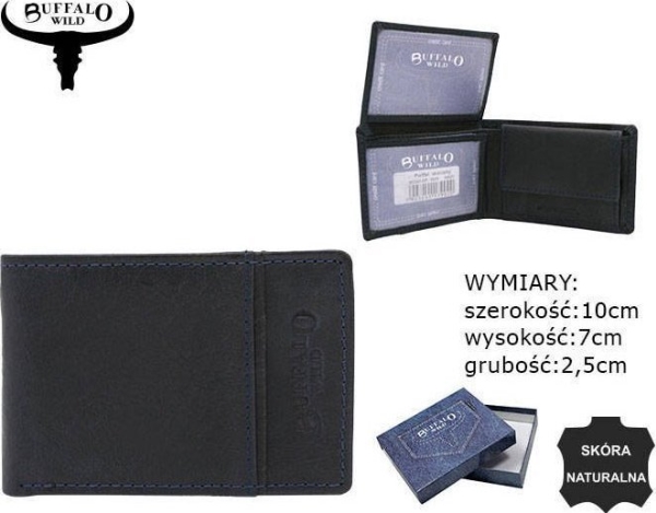 Buffalo Wild Pieni Nahka Miesten Kiinnittämätön lompakko Lumarko!