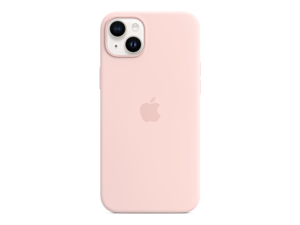 Apple - Bagsidecover Til Mobiltelefon - Magsafe-Kompatibilitet - Silicone - Kridt Pink - For Iphone 14 Plus