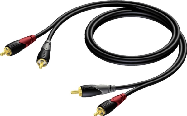 Procab Classic Series Cla800 - Audiokabel - Rca X 2 Stecker Auf Rca X 2 Stecker - 50 Cm